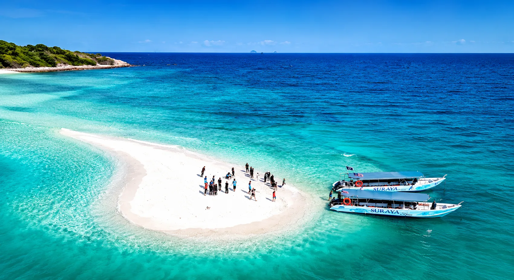 Little Maldives sandbar snorkeling Redang Island – turquoise water